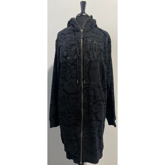 Haculla Long Zip-Up Hoodie - Picture 1 of 5
